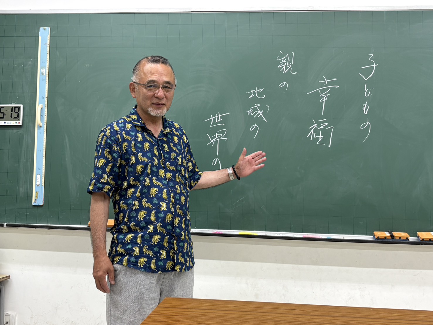 大久保先生 デリー大学講義
